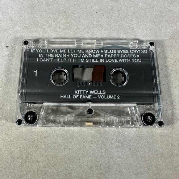 Kitty Wells Hall Of Fame Vol. II Country Cassette Tape Classic Songs 1980s - Picture 3 of 4